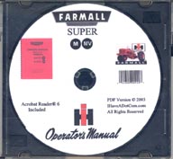 Farmall Super M & MV Owners Manual PDF - Click Image to Close